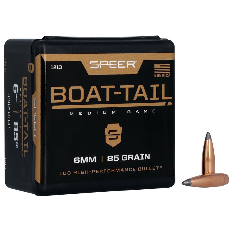 SPEER Palle Boat Tail 243" 85gr Spitzer BTSP #1213 (100pz)