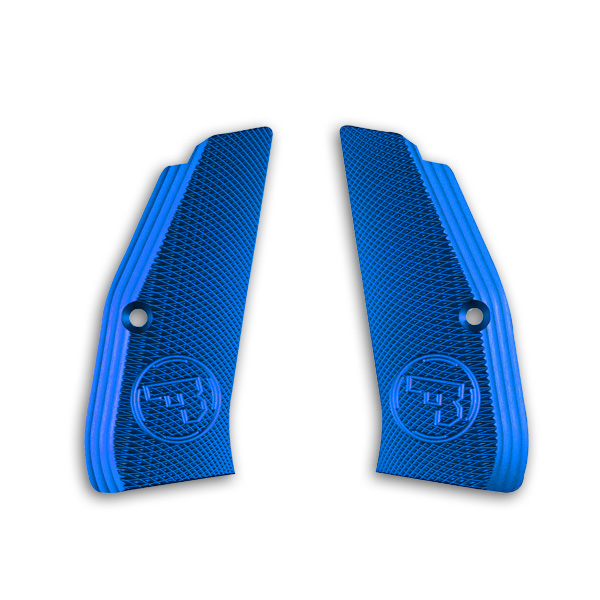 CZ 75 SP-01 Guance Zigrinate Lunghe Blu