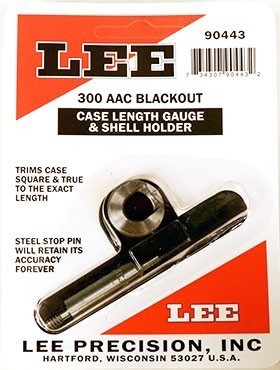 LEE Case Lenght Gauge & Shell Holder 300 AAC Blackout #90443