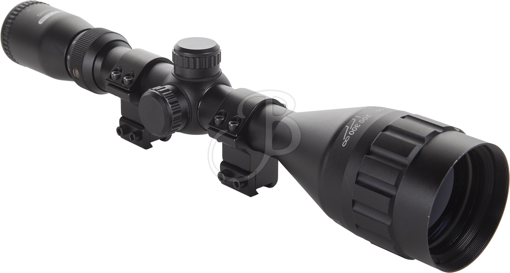 39Optics Cannocchiale 4-12x50 Reticolo Mil-Dot AO (Attacco incluso)