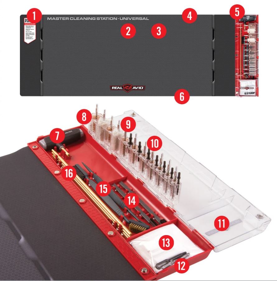 REAL AVID Universal Master Cleaning Stations Stazione di Pulizia Universale #AVMCS-U