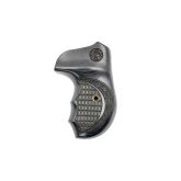 S&W Guance in Legno J Round Bateleur Silverblack Crockback/Stipple Laser Logo