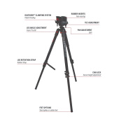 BOG DeathGrip Aluminum Tripod Shooting Tripod #1099442