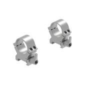 LEUPOLD Cross-Slot QRW2  Anelli 1" Alti Silver #174072