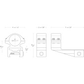 HAWKE Rings Extended 1&quot; for Weaver Base 0.50 #22125