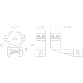 HAWKE Rings Extended 30mm for Weaver Base 0.50 #22127