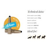 FOX Palle Classic Hunter .25 (.257) 100gr (50pcs)