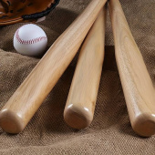 Solid Wood Baseball Bat: 84cm
