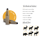 FOX Palle Classic Hunter .30 (.308) 150gr (50pz)