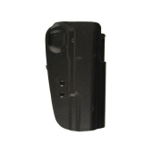 Funda para cinturón para mano derecha Uncle Mike's 1911 Government Kydex negra