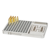 HORNADY Aluminum Loading Block Portacolpi in Alluminio non Anodizzato #480044