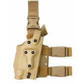 SAFARILAND 6035 Fondina Cosciale SLS Tactical M3X Beretta 92 Coyote Right Hand