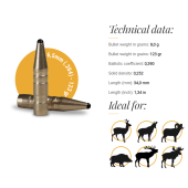 FOX Palle Classic Hunter 6.5mm (.264) 123gr (50pz)