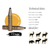 FOX Palle Classic Hunter 6.5mm (.264) 139gr (50pz)