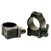 WARNE Attacco per CZ 527 Anelli 30mm Alti con Leva #15B1L 