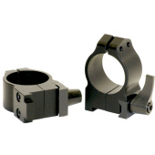 WARNE Attacco per CZ 550 Anelli 30mm Alti con Leva #15BLM