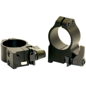 WARNE Attacco per RUGER M77 | Anelli 1" | Alti | con Leva