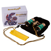 LEVENHUK Binocolo da teatro Broadway 325C (con cordoncino da collo) - Verde limetta #70872