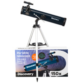DISCOVERY Telescopio Levenhuk Spark Travel 76 con libro [CZ] #79119