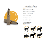 FOX Palle Classic Hunter 7mm (.284) 130gr (50pz)