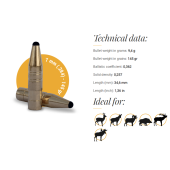 FOX Palle Classic Hunter 7mm (.284) 145gr (50pz)
