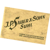 J.P.SAUER & SOHN RISTAMPA CATALOGO 1924