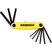 BONDHUS Set di Chiavi ALLEN Pollici HF9S