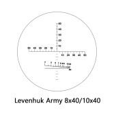 Fernglas mit Levenhuk Army 8x40 Absehen