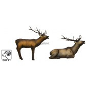 Set of 3D Archery Targets Deer Silhouettes