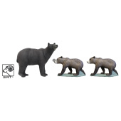 3D Brown Bear Archery Target Set