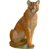 3D Archery Target Silhouette Sitting Puma