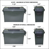 MTM AC30T Ammo Can .30 Cal Nero