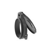 LEUPOLD Cubierta de lente abatible de aluminio: Ocular estándar