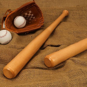 Mazza da Baseball in legno massiccio : 84cm