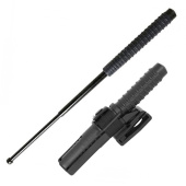 ESP Manganello Bastone Telescopico Nero Temprato 65cm + Fondina #ExB-26H Police Pro