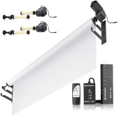 BRESSER EBS-3 Sistema de fondo elettrico per 3 rulli #86437