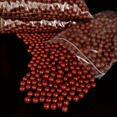 Biglie in argilla per fionda : 9mm : biodegradabili : 100 pz