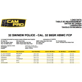 CAMPRO Palle 32&quot; 32 S&amp;W/New Police 98gr HBWC FCP (500pz)