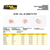 CAMPRO Palle 400&quot; 40 S&amp;W 165gr TC FCP (500pz)