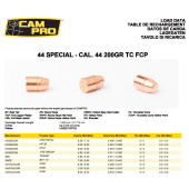 CAMPRO Palle 429&quot; 44 Magnum / Secial 200gr TC FCP (500pz)