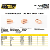 CAMPRO Palle 427&quot; 44-40 Winchester 200gr TC FCP (500pz)