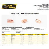 CAMPRO Palle 355&quot; 9MM 158gr RNFP FCP (500pz)
