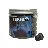 DIABLO BLACK Pallini Kugeln Schleuder Pistole Airgun Markierer PB Alfa Hartgummi (110 Stk)