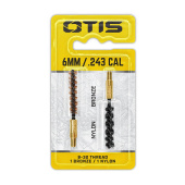 OTIS Rifle Brush Set Scovoli in bronzo/nylon per 6mm / .243 Cal