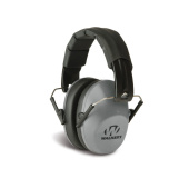 WALKERS Low Profile Folding Muff Passive Earmuff Gray