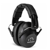 WALKERS Low Profile Folding Muff Passive Earmuff Black