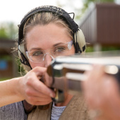 WALKERS Electronic Earphone Razor Slim Electronic Muff Camo Black