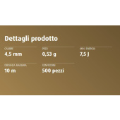 H&amp;N-Sport Finale Match Heavy 4.50mm 0.53g / 8.18gr (500pcs)