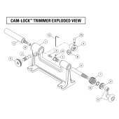 HORNADY Explosionszeichnung Ersatzteile Drehmaschine Cam-Lock Trimmer *Gruppe