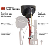 HORNADY Case Feeder Lock-N-Load 220 Volt  Alimentatore bossoli #095302